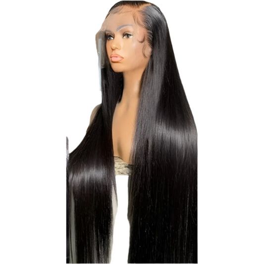 13x4 Straight Human Hair HD Glueless Lace Front Wig