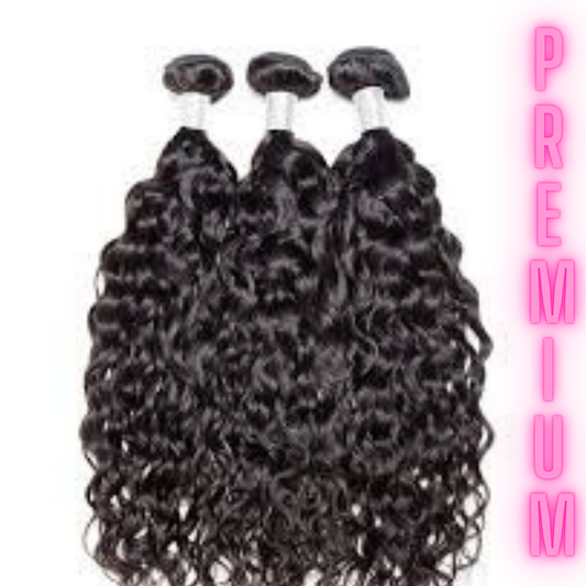 Brazilian Water Wave Human Hair Bundles (Premium)